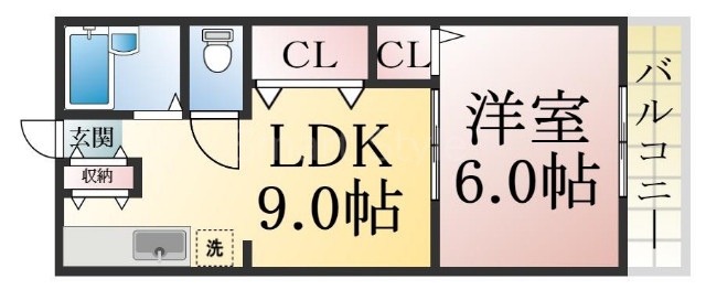 シャトールナの間取り