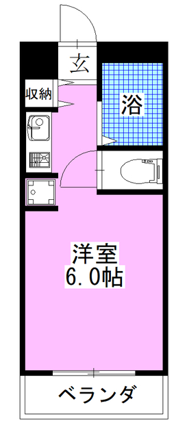 ビューパレー市川の間取り