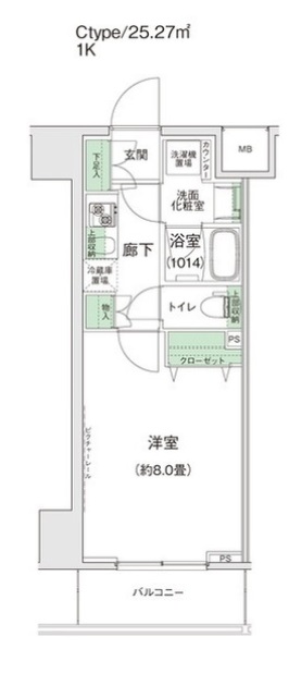 【スタイリオ蒲田IIの間取り】