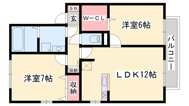 アートマン榮の間取り