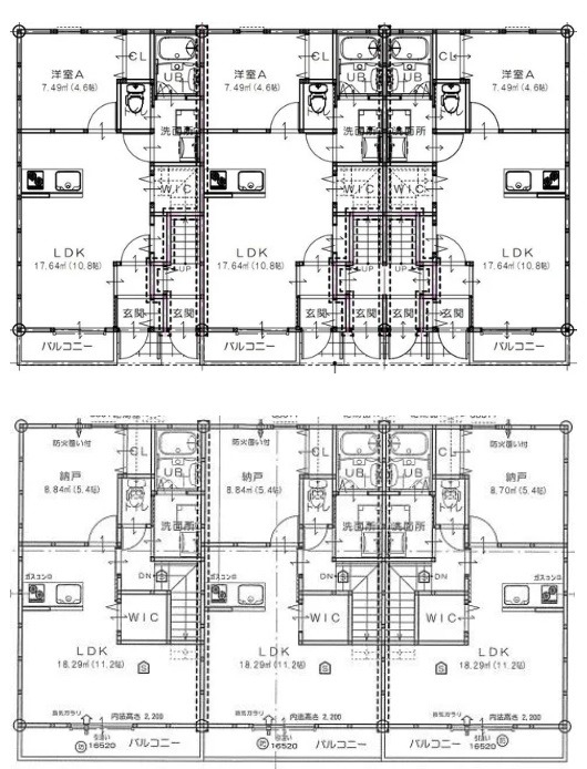 寝屋川市本町のアパートの間取り