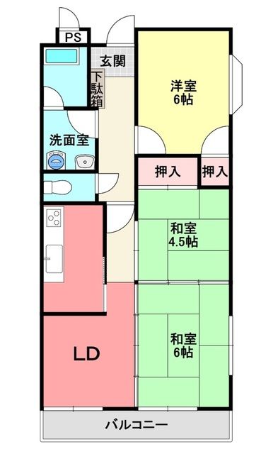 リバーサイドホソヤの間取り