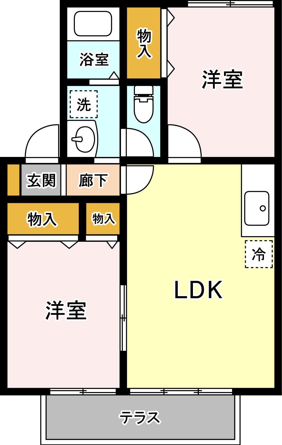 リヴェールの間取り