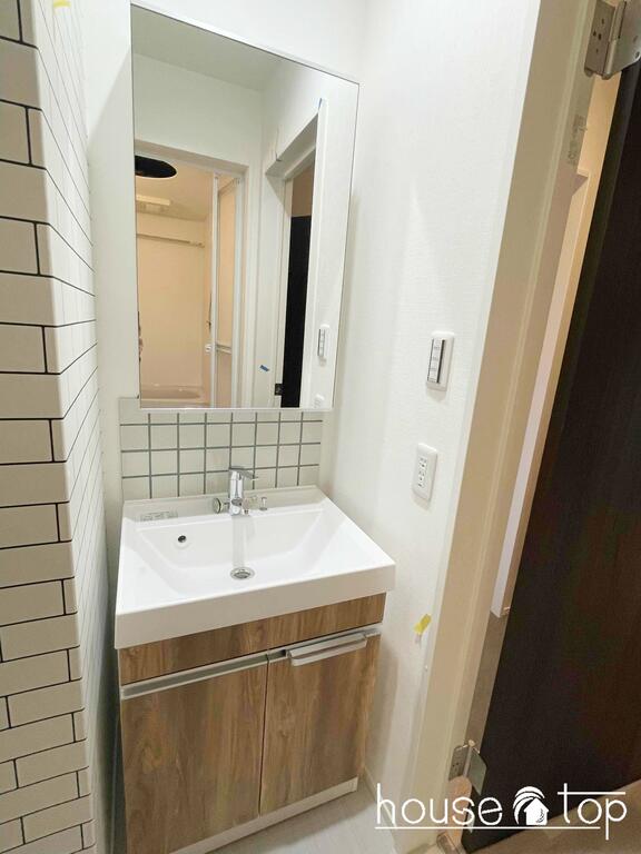 洗面設備　同施工仕様