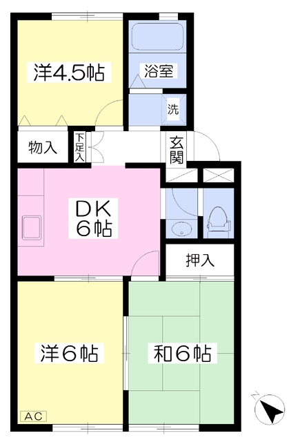 ラークパレスの間取り