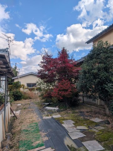 庭　広々とした庭。秋にはキンモクセイが香ります。DIY可。