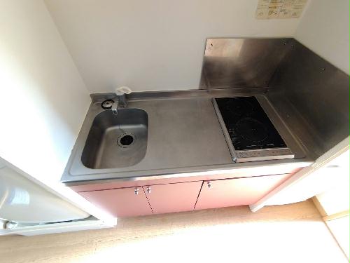 キッチン　シングルレバー設置　シンク広めです♪
