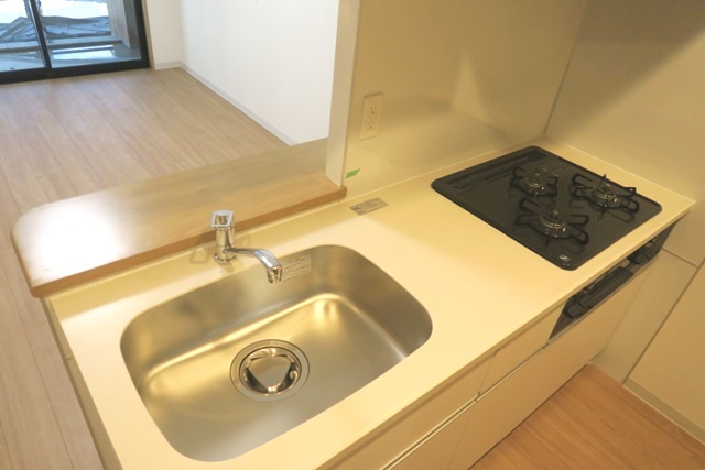 キッチン　★３口ガスシステムキッチン・都市ガス仕様★