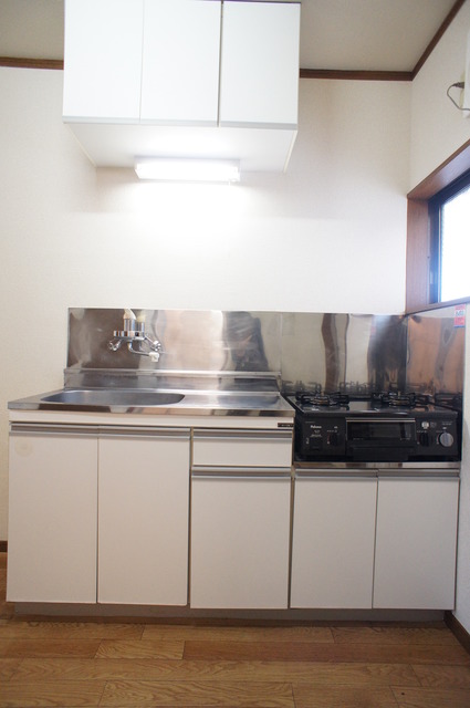 キッチン　自炊派にはうれしい☆ガスコンロ設置可能キッチンです♪