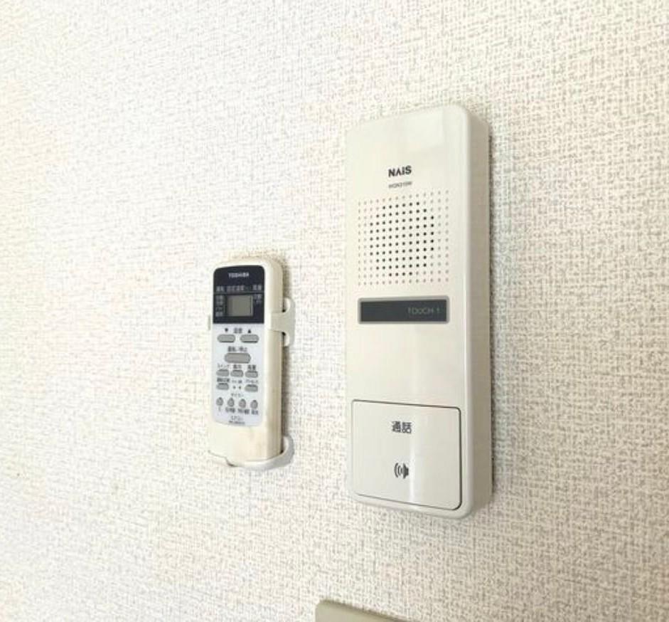 セキュリティ　来客を確認できる安心のモニターホンを完備。