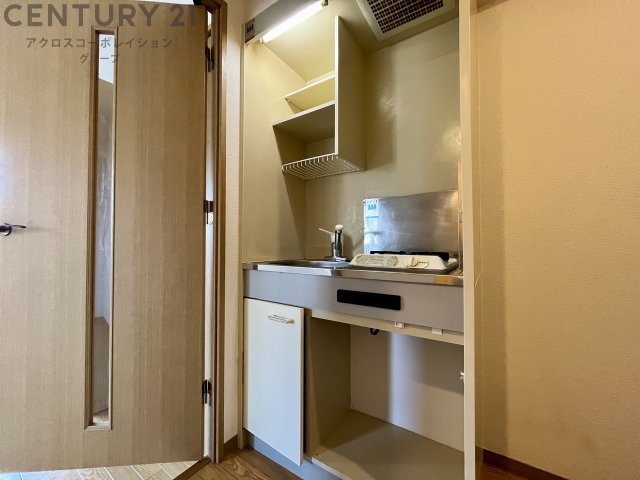 キッチン　１口ガスコンロ付！