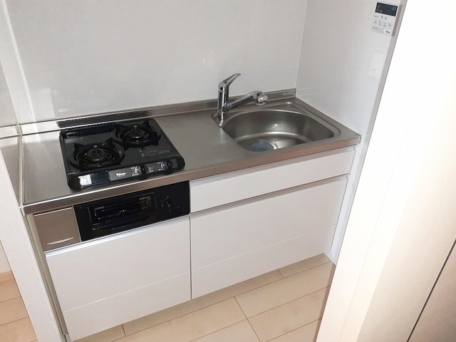 キッチン　調理スペースあり♪２口ガスコンロ♪