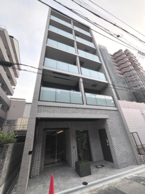 建物外観　建築中の写真です。