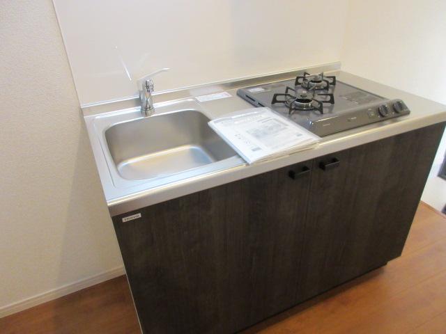 キッチン　2口コンロ付きキッチン