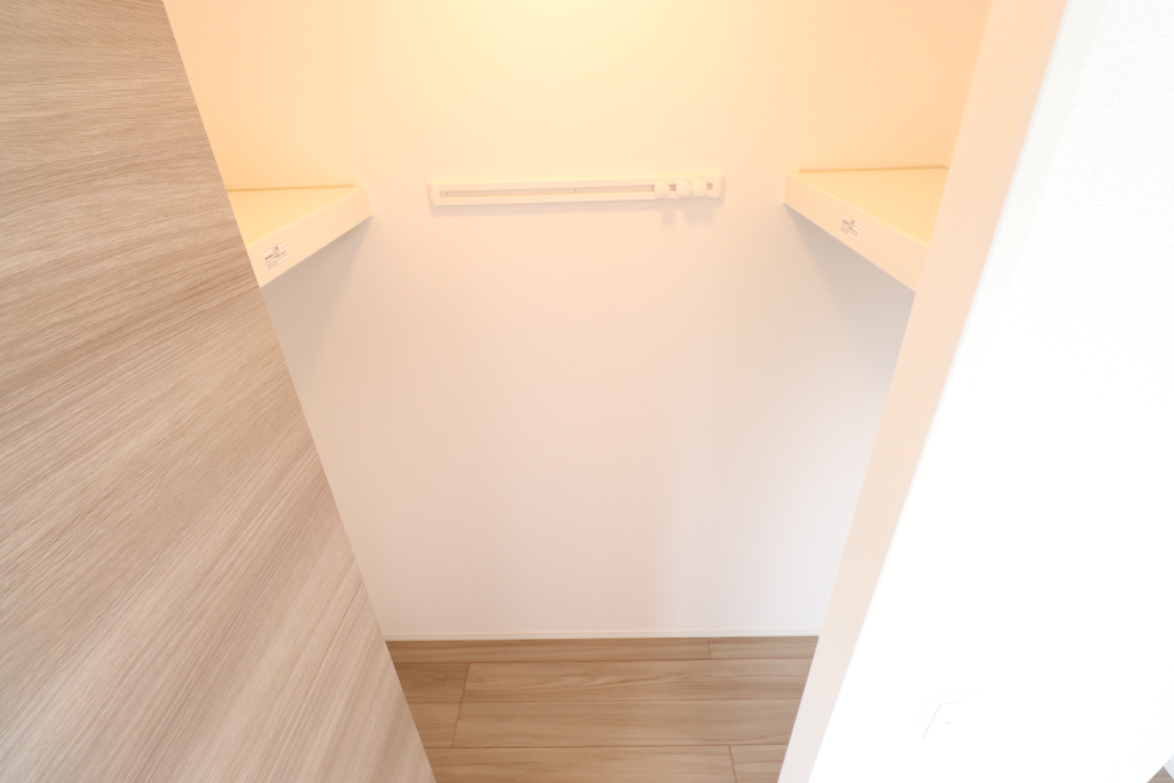 収納　ウォークインクローゼットです！