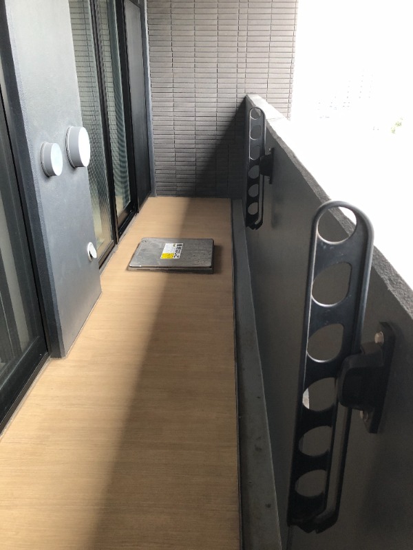 バルコニー　同物件別部屋　参考画像