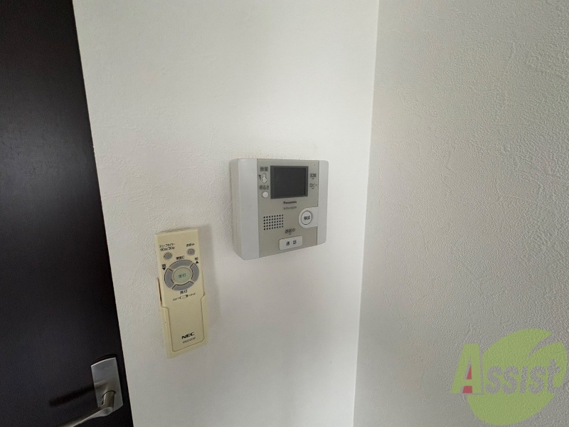 セキュリティ　インターホンは通話ができるので急な訪問があっても安心です。