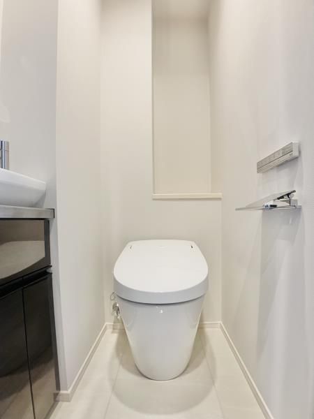 トイレ　ゆったりとした空間のトイレです