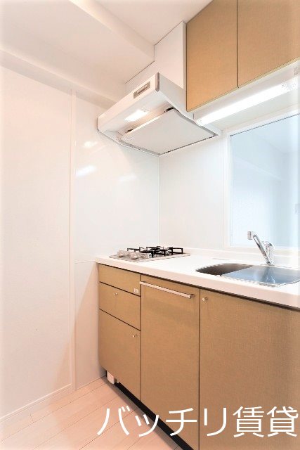 キッチン　別号室写真の為現況を優先致します。