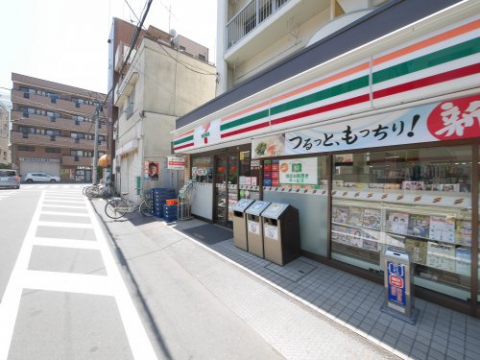 コンビニ　セブン‐イレブン　江東森下４丁目店（コンビニ）まで154m