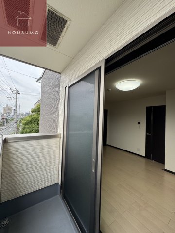 バルコニー　落ち着いた時間を過ごせるバルコニーです