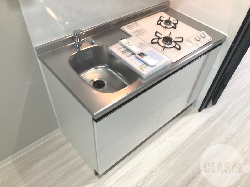 キッチン　２口コンロのシステムキッチン♪