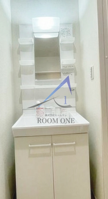 洗面設備　洗面台です。