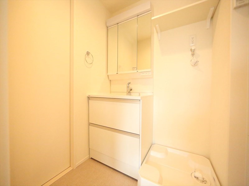 洗面設備　脱衣所　独立洗面台（シャンプードレッサー付）　同仕様写真