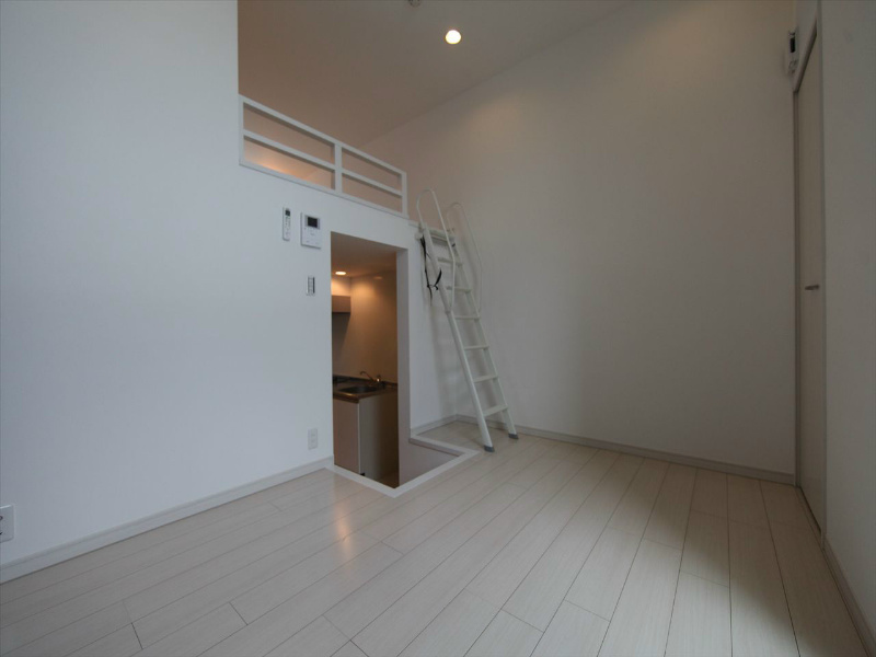 居室・リビング　上段洋室5.4帖　ロフト5帖（収納でもお部屋でも使えます）