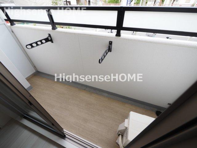 バルコニー　落ち着いた時間を過ごせるバルコニーです