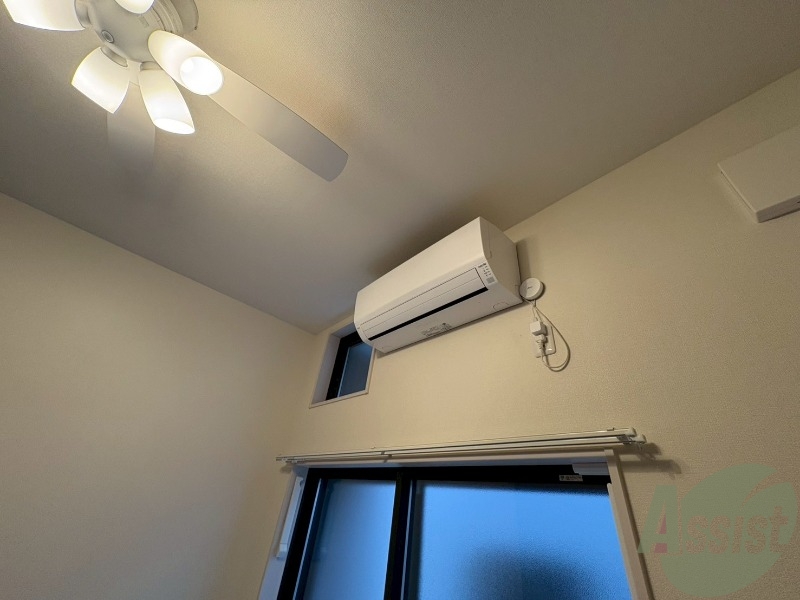 その他設備　エアコンが付いてるので春夏秋冬快適に過ごせます。