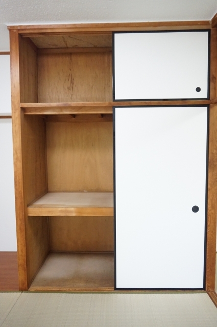 収納　大容量の収納付でお部屋もスッキリ