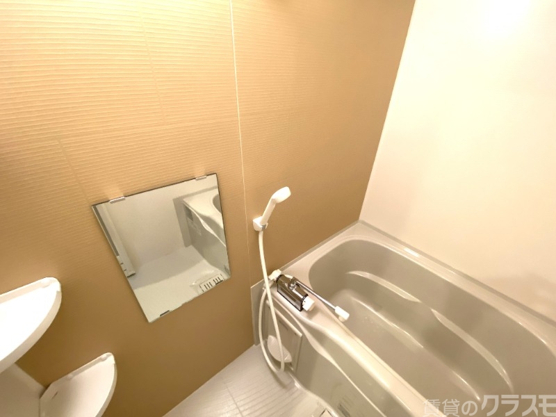 バス・シャワールーム　シングルレバーなので使いやすい！