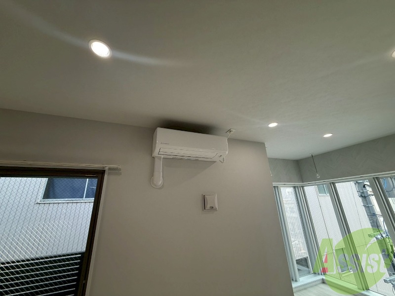 その他設備　エアコンも設置されております。毎日の暮らしが快適になりますね