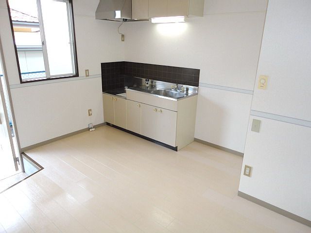 キッチン　ガスコンロ設置可