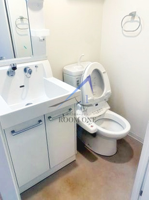 洗面設備　洗面台です。