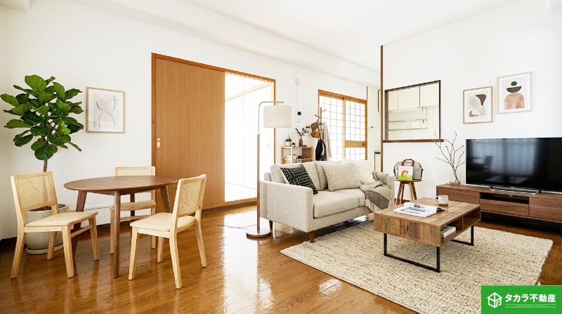 居室・リビング　写真は４０２号