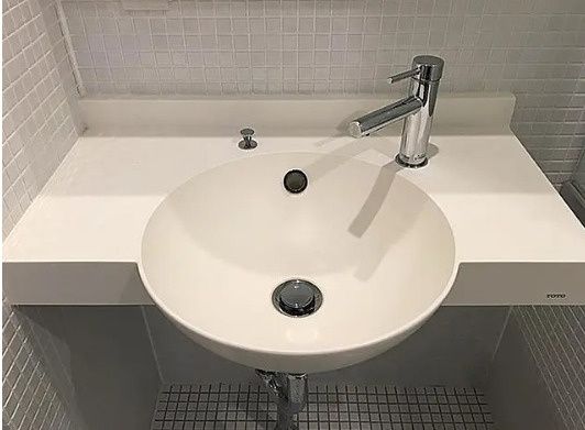 洗面設備　別タイプ部屋　参考写真です