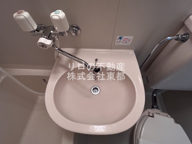 洗面設備　洗面ボウルと鏡もございます☆