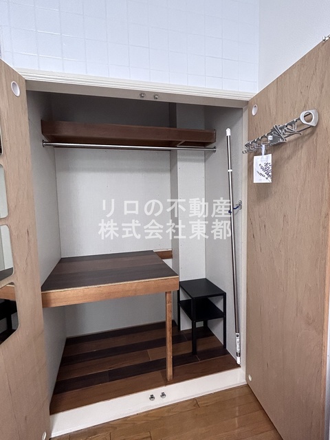 収納　収納はクローゼットタイプなので、整理整頓はかどります☆