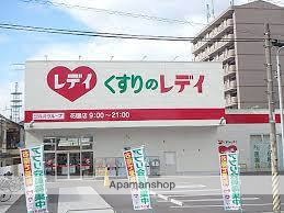 ドラックストア　（株）レデイ薬局／くすりのレデイ花園店（ドラッグストア）まで756m
