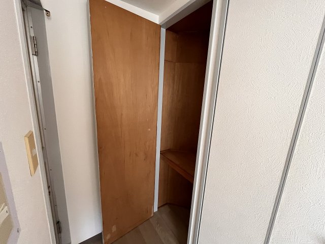 収納　たっぷりとした収納スペースです
