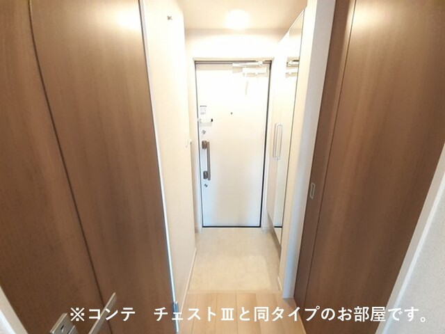 玄関　同タイプです
