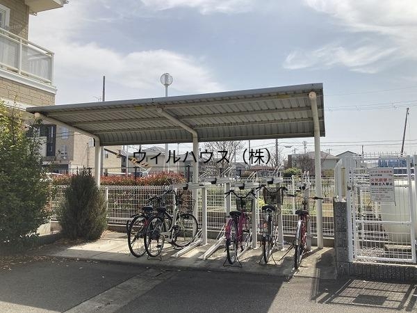 エントランス　自転車置き場！