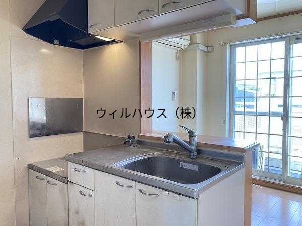 キッチン　ガスコンロ設置可！