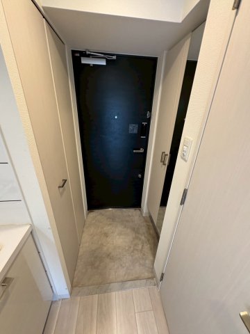玄関　収納もある玄関です