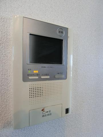 セキュリティ　モニタ付きインターホンです