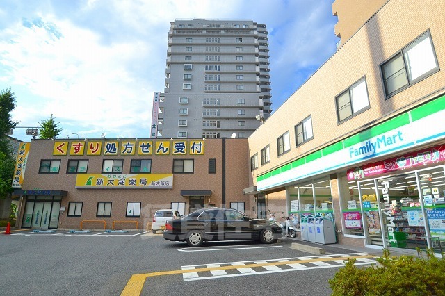 コンビニ　ファミリーマート　大阪回生病院前（コンビニ）まで170m