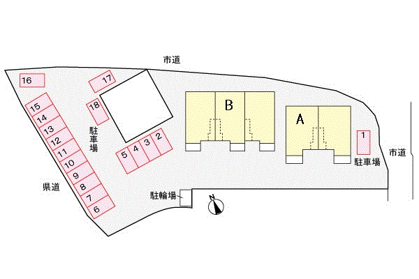 駐車場　敷地内駐車場