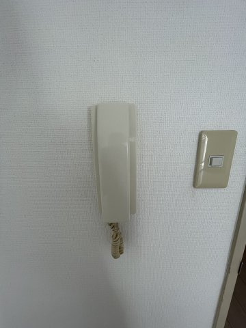 セキュリティ　受話器付きインターホンです